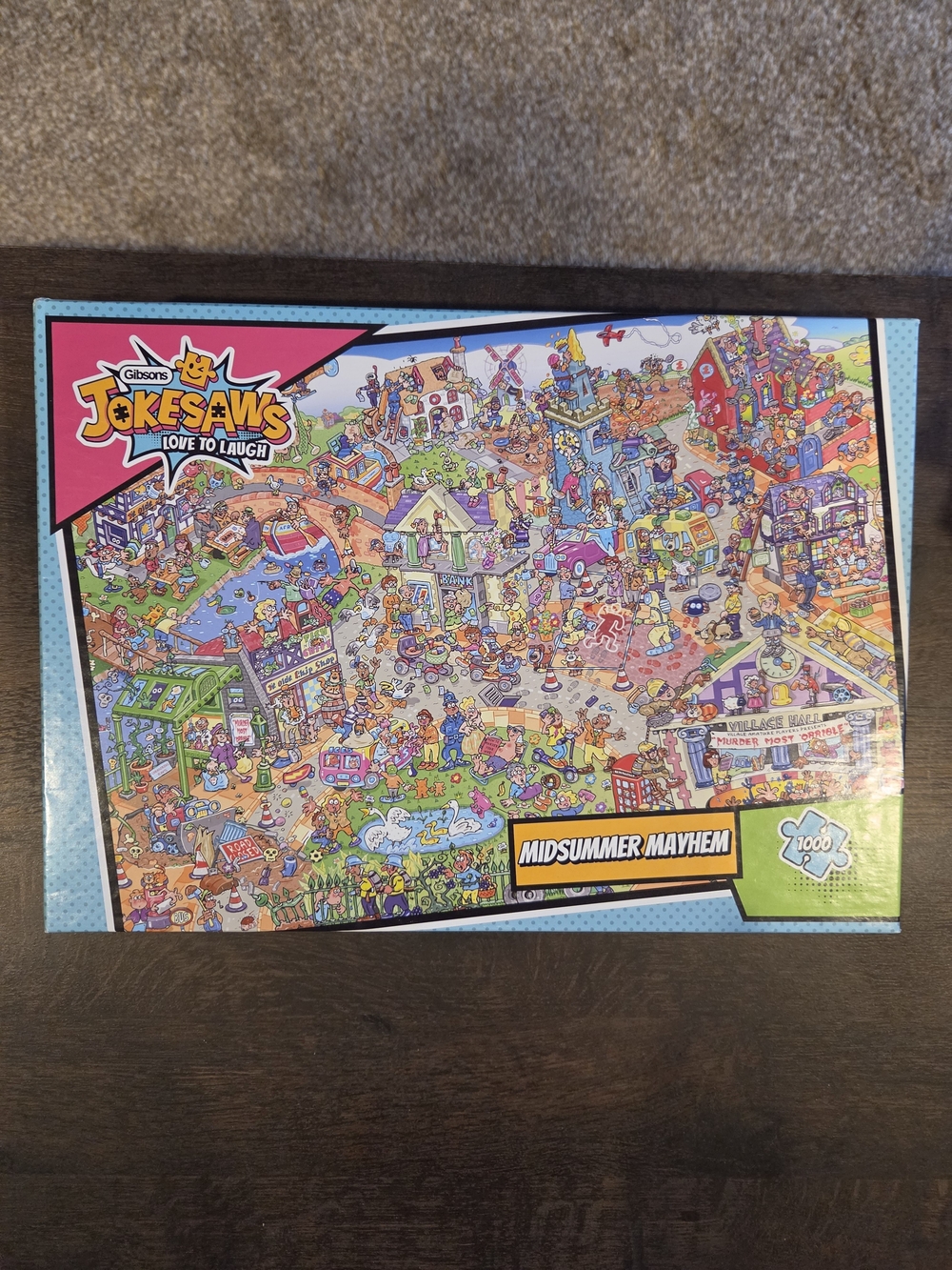 Gibson Jokesaws Midsummer Mayhem Puzzle - Bright Multicolor